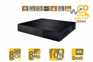 8 Ch QT878 IP NVR 8 POE