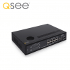 QAPE1601 16 Port 10/100 PoE+ Switch 350W with 2 Port 10/100/1000 - Image 2