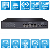 QAPE1601 16 Port 10/100 PoE+ Switch 350W with 2 Port 10/100/1000 - Image 5