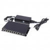 QAPE801 8 Port 10/100 PoE+ Switch 120W with 1 Port 10/100 - Image 3