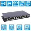QAPE801 8 Port 10/100 PoE+ Switch 120W with 1 Port 10/100 - Image 6