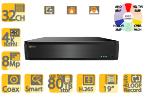 32 Ch QTH327 UHD 4K DVR