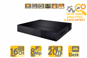 16 Ch QVN3116P-2 NVR 16 POE