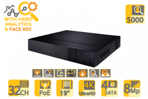 32 Ch QVN3332P-4 AI-NVR 16 POE