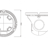 5MP QH7555D AHD/TVI MotorZoom Coax Dome - Image 4