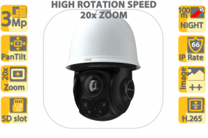 3MP QVP320Z 20x High Speed PTZ